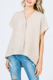  Pleated V-top