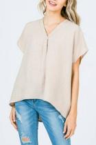  Pleated V-top