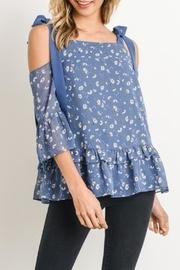  Shoulder Tie Flounce