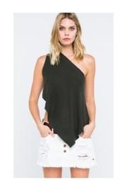  Olive Assymetrical Top