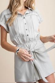  Tied Ruffle Romper