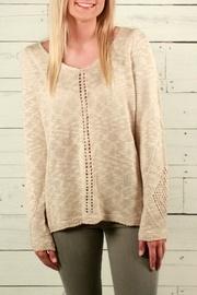  Crochet Beige Sweater