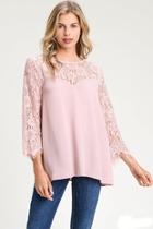  Lace Sweetheart Blouse