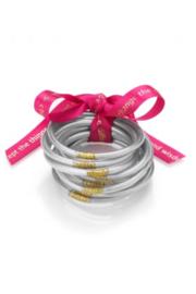  Silver Serenity Bangle - Medium