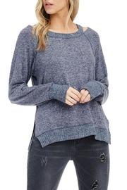  Slit Neck Sweater