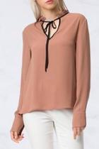  Brown Tie Shirt