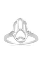  Sterling Hamsa Ring