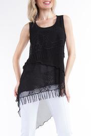 Fringed Black Tunic