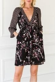  Adele Mixed-print Dress