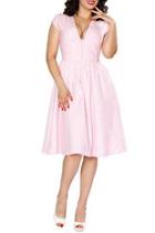  Pink Gingham Dress