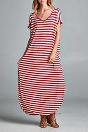  Red Stripe Dress