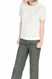  Short Sleeve Crew Neck Sweater