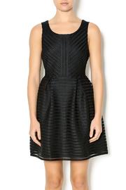  Striped Mesh Dress