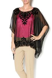  Sheer Beaded Poncho