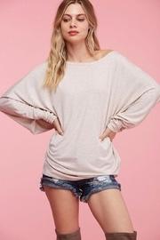  Oatmeal Dolman Top