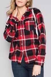 Flannel Hoodie Sweater