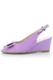  Lavender Suede Wedge