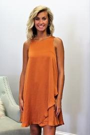  Side Ruffle Tank Dress