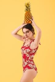 Red Flowers Swimsuit
