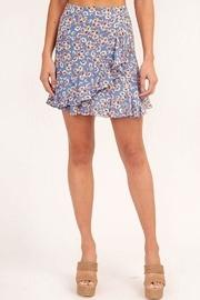  Floral Ruffled Skirt