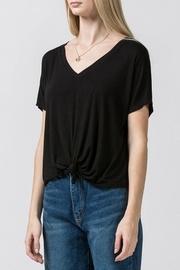  Knot-front Crop Tee