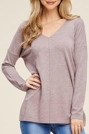  Simple V-neck Sweater