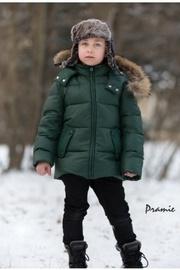  Fur-trim Hooded Jacket, Size 12m-3