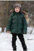  Fur-trim Hooded Jacket, Size 12m-3