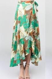  Leopard Wrap Skirt