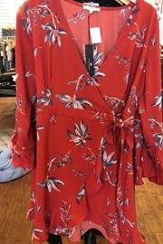  Sleeved Floral Dress