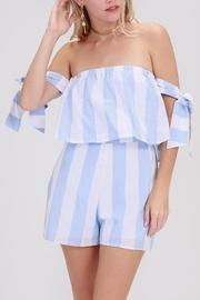  Wide Stripe Romper