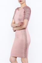  Pink Bandage Dress