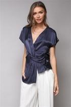  Twisted Satin Top