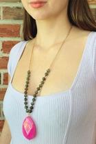  Pink Quartz Necklace