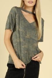  Camo Cutout T-shirt