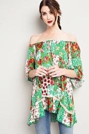 Off/shoulder Calico Top