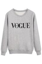  Vogue-printed Crewneck Sweatshirt