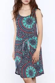  Boho Mix Print Dress