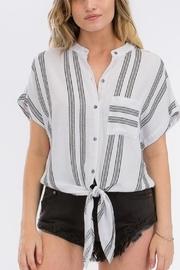  Stripe Rayon Top