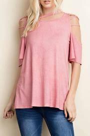  Cold Shoulder Detai Tunic