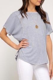  Dyed Knit Top