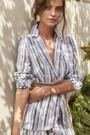  Ruth Striped Linen Blazer