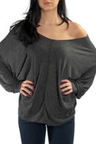  V Neck Seamed L/s Top
