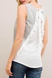  Grey Pleated Tank
