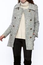  Grey Structured Peacoat