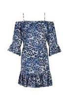  Blue Leopard Dress