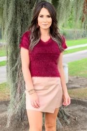  Holly Eyelash Knit Sweater Top