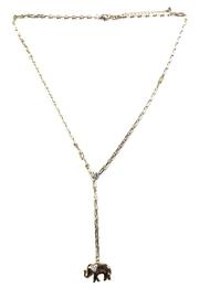  Elephant-link Lariat Necklace