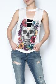  Floral Skull Tee