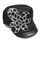  Stone Fleur-de-lis Cap